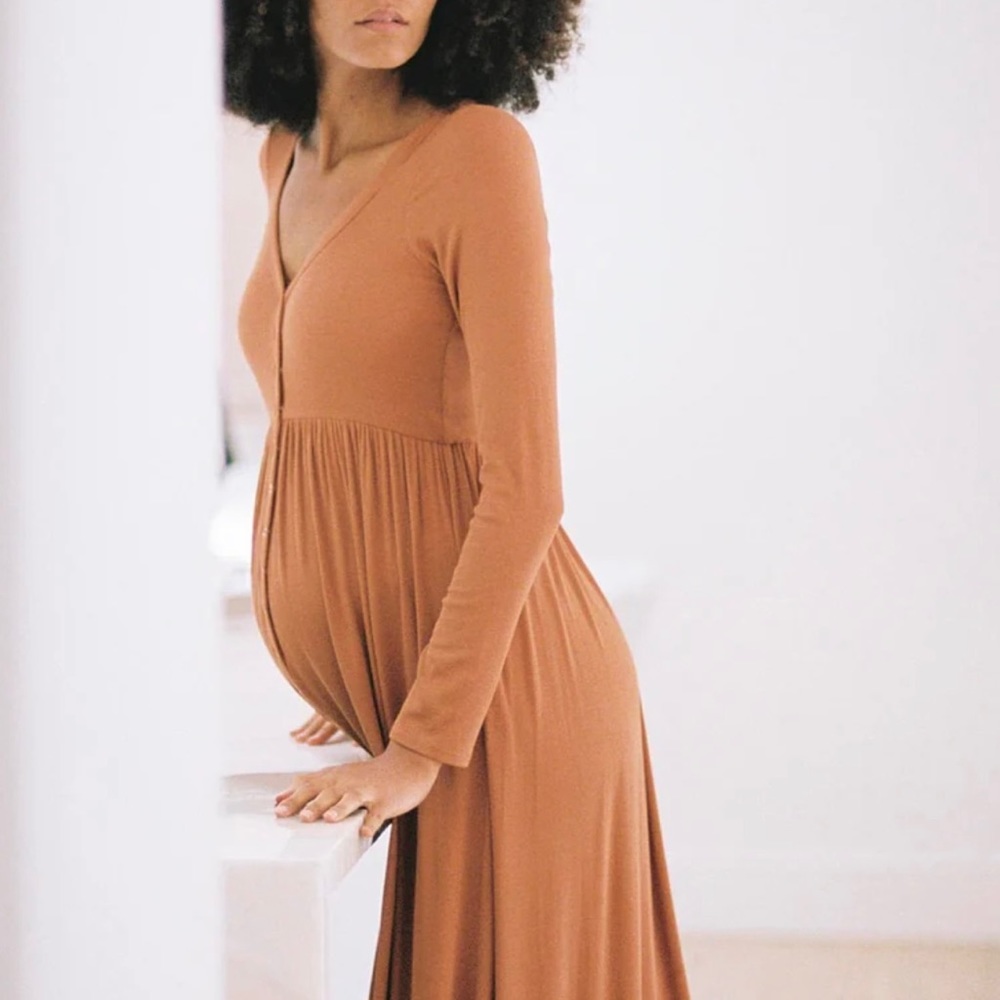 Hatch Maternity Super soft rib knit maternity/nursing dress, like new! $198